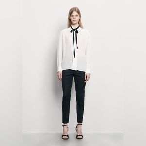 SANDRO
HANNI - BUTTON-DOWN BLOUSE